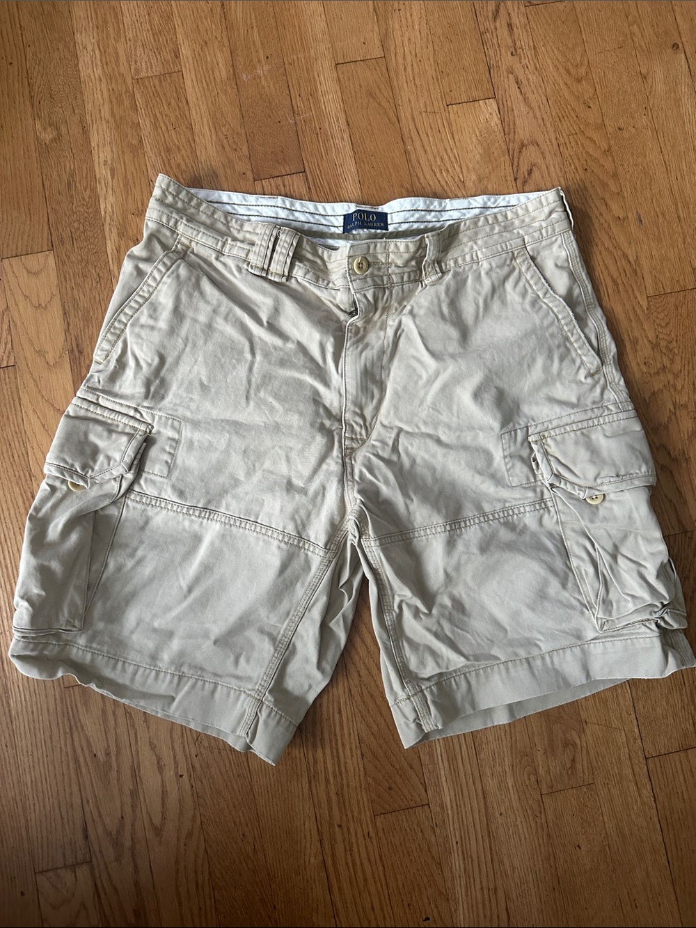 Polo by Ralph Lauren Men’s Beige Cargo Shorts